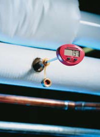 Amprobe TPP1 Digital Immersion Thermometer - Small and Portable for measurements in the Field