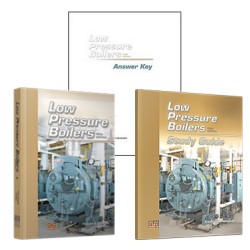 Low Pressure Boilers Book, Study Guide & Answer Key Combo