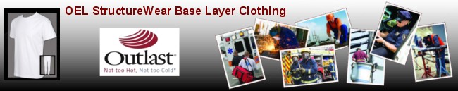OEL StructureWear Base Layer Clothing with Outlast Technology