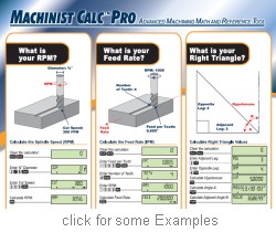 Machinist Calc Pro - Advanced Machining Math and Reference Tool