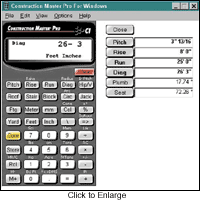 Easily calculate right angle solutions.
