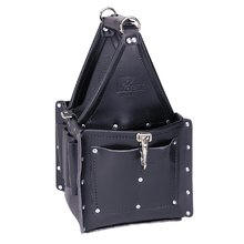 Tuff-Tote Ultimate Tool Carrier with Shoulder Strap, Black Leather