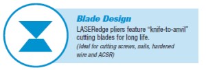 Knife-to-anvil blades never need resharpening