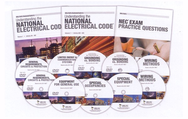 Mike Holt 2011 Detailed (NEC) Code Library - 3 Books & 10 DVDs