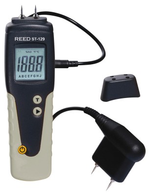 REED ST-129 Pin-Type Moisture Meter w/ Remote Electrode
