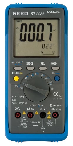 REED ST-9933 TRMS MultiMeter w/Temp