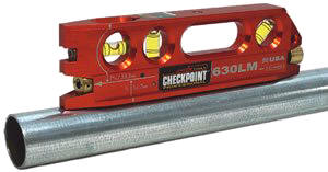 Conduit Level - Magnetic Torpedo Level with Laser