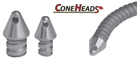 Simply thread a Cone Head into interior of flexible conduit, hook onto your string or fish tape and pull