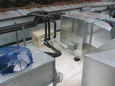 Medium Pipe Chase Housing Installed