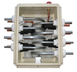 This revolutionary Pipe Chase Housing houses all your electrical, water, cable, gas, and refrigeration HVAC pipes in one three piece water-tight enclosure.