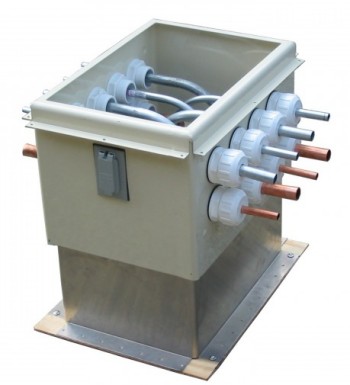 The Pipe Chase Housing provides a leak-proof pathway to the roof with for all Trades to use.