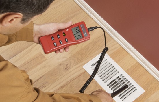The THWD-5 Psychrometerprovides 4 measurements in one Meter - Relative Humidity, Temperature, Dew Point and Wet Bulb