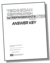 Technician Certification for Refrigerants Answer Key