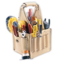 8-1/2" Leather Electrical & Maintenance Tool Carrier