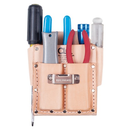 5 Pocket Leather Tool Pouch Custom, Custom Leathercraft Tool Belt