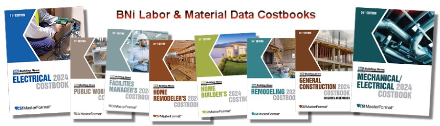 Latest BNI Labor & Material Cost Guides