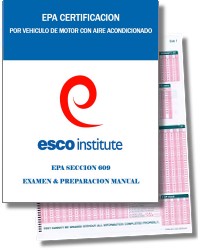Spanish Version EPA Section 609 Training Manual & (Pre-Paid) Exam Packet