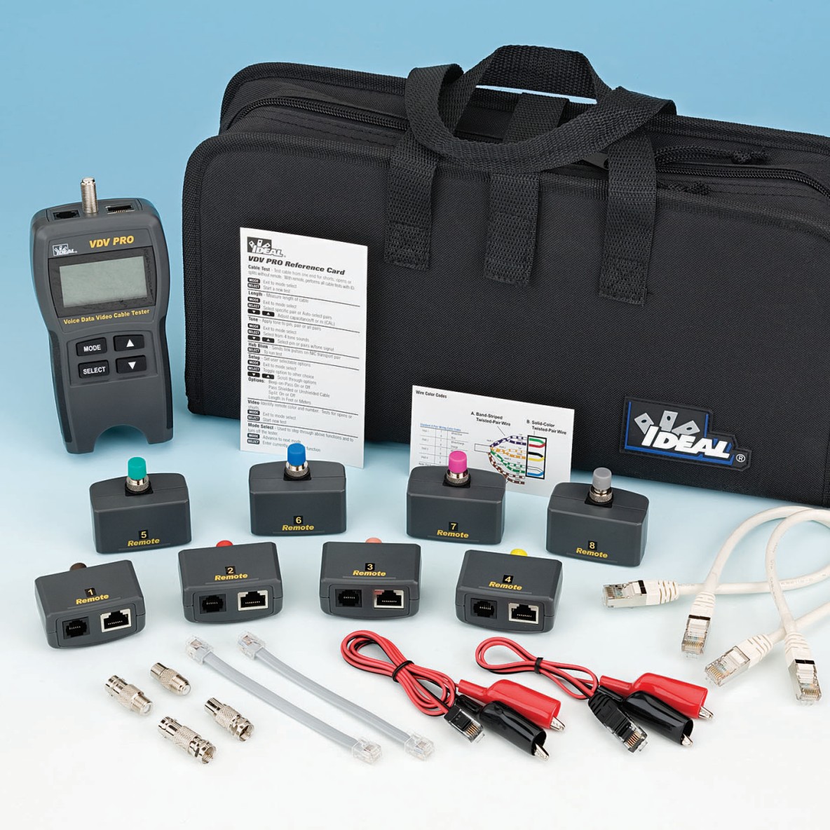 VDV PRO Cable Tester Kits for installers, contractors and maintenance