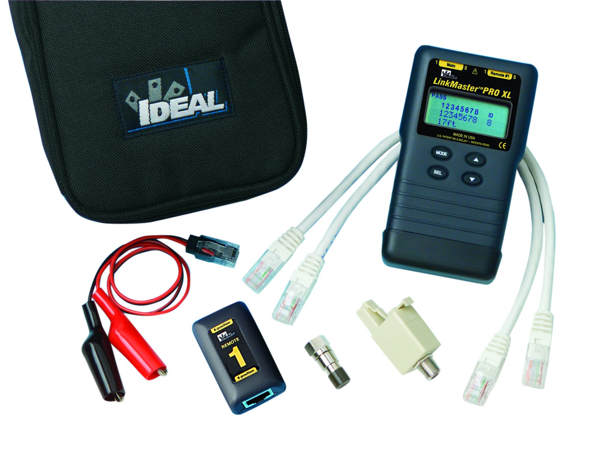 Ideal LinkMaster PRO XL Tester Kits for installers, contractors and