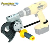 PowerBlade Drill-Powered Cable Cutter - Fits almost any drill