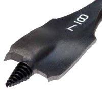 Contoured Paddle creates aggressive cutting blade angles for faster drilling and fast chip removal. 