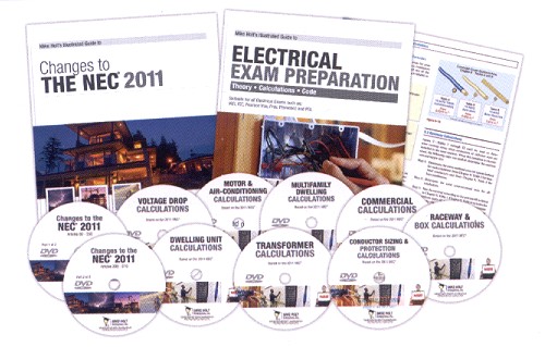 Mike Holt's 2011 Master/Contractor Intermediate Library w/ DVDs