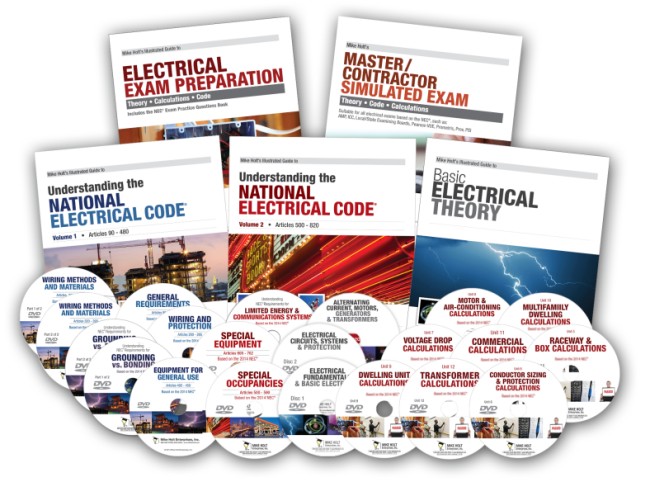 Mike Holt's 2014 Master/Contractor Comprehensive Library w/ DVDs