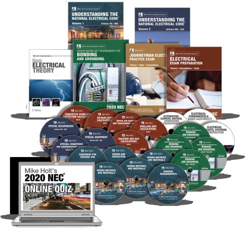 Mike Holt's 2020 Journeyman Comprehensive Library w/ DVDs
