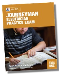 Journeyman Electrician Practice Exam 2023 NEC