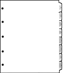 2014 NEC Looseleaf Divider Tabs