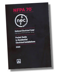 2020 NEC Pocket Guide to Residential Electrical Installations