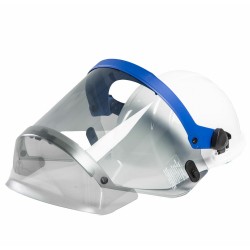 AFW032-CLEAR 12 CAL Faceshield w/Hardhat