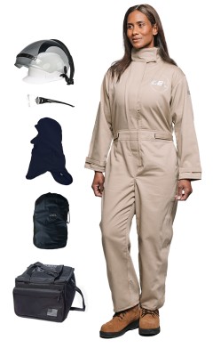 Womens 8 CAL Coverall PPE Kit
