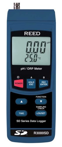 REED R3000SD PH/ ORP Meter/ Datalogger