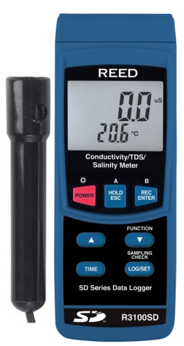 REED R3100SD Conductivity/TDS/Salinity Meter Datalogger
