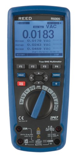 REED R5005 TRMS MultiMeter w/Temp