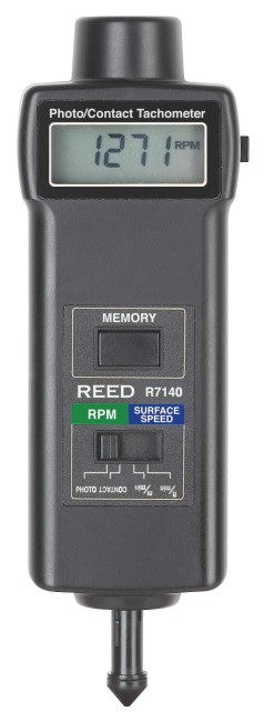 REED R7140 Combination Contact / Laser Photo Tachometer
