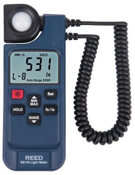 REED R8140 LED Light Meter