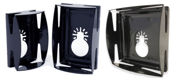 Multi Tool blade for Twin Gang Plug Socket Box Cutter Electrician Tool 