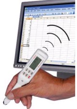 Scale-Link Wireless entering measurements into a spreadsheet (Microsoft Excel)