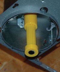 Center Mark recessed lighting fixture locator