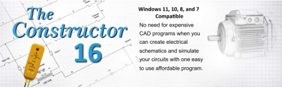 Constructor Electrical Ladder Diagram, Schematic and PLC Software