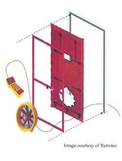 Blower Door Setup