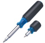 Ideal 6-in-1 Stubby, 12-in-1 Multi-Bit Screwdriver Nutdriver Combo