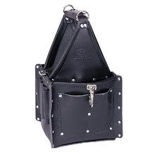 Tuff-Tote™ Ultimate Tool Carrier with Shoulder Strap, Black Leather