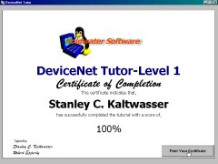 Certificate of Completion