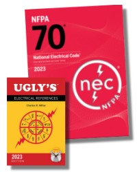 thumbnail image 2 of 2023 NEC Code Book Paperback + 2023 Ugly’s Electrical Reference (Spiral) With Tabs – National Electrical Code NFPA70 Set 2 of 10