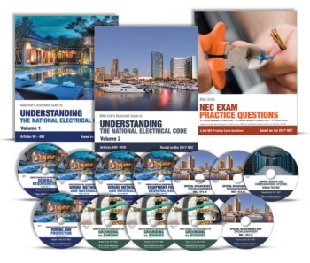 Mike Holt 2017 National Electrical Code Library with DVDs