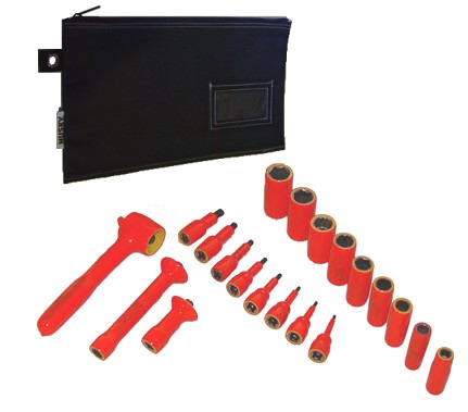 OEL Double Insulated Socket Set with Hex Bits