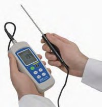 REED C-370 RTD Thermometer - LCD Readout, LED Backlight, Waterproof Housing